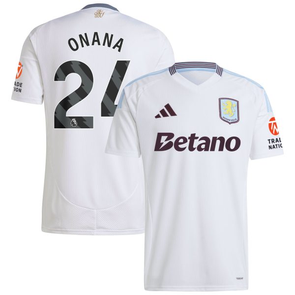 aston villa adidas away shirt 2024-25 with onana 24 printing Collection | Aston Villa Shop Official Jerseys