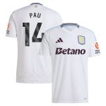 aston villa adidas away shirt 2024-25 with pau 14 printing Collection | Aston Villa Shop Official Jerseys