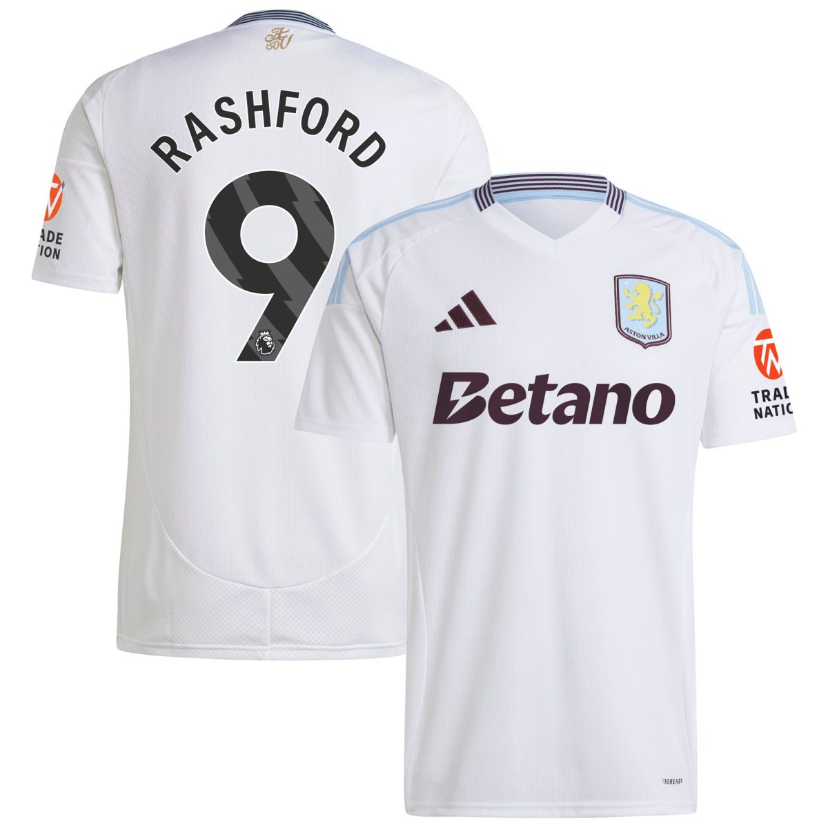 aston villa adidas away shirt 2024-25 with rashford 9 printing Collection | Aston Villa Shop Official Jerseys