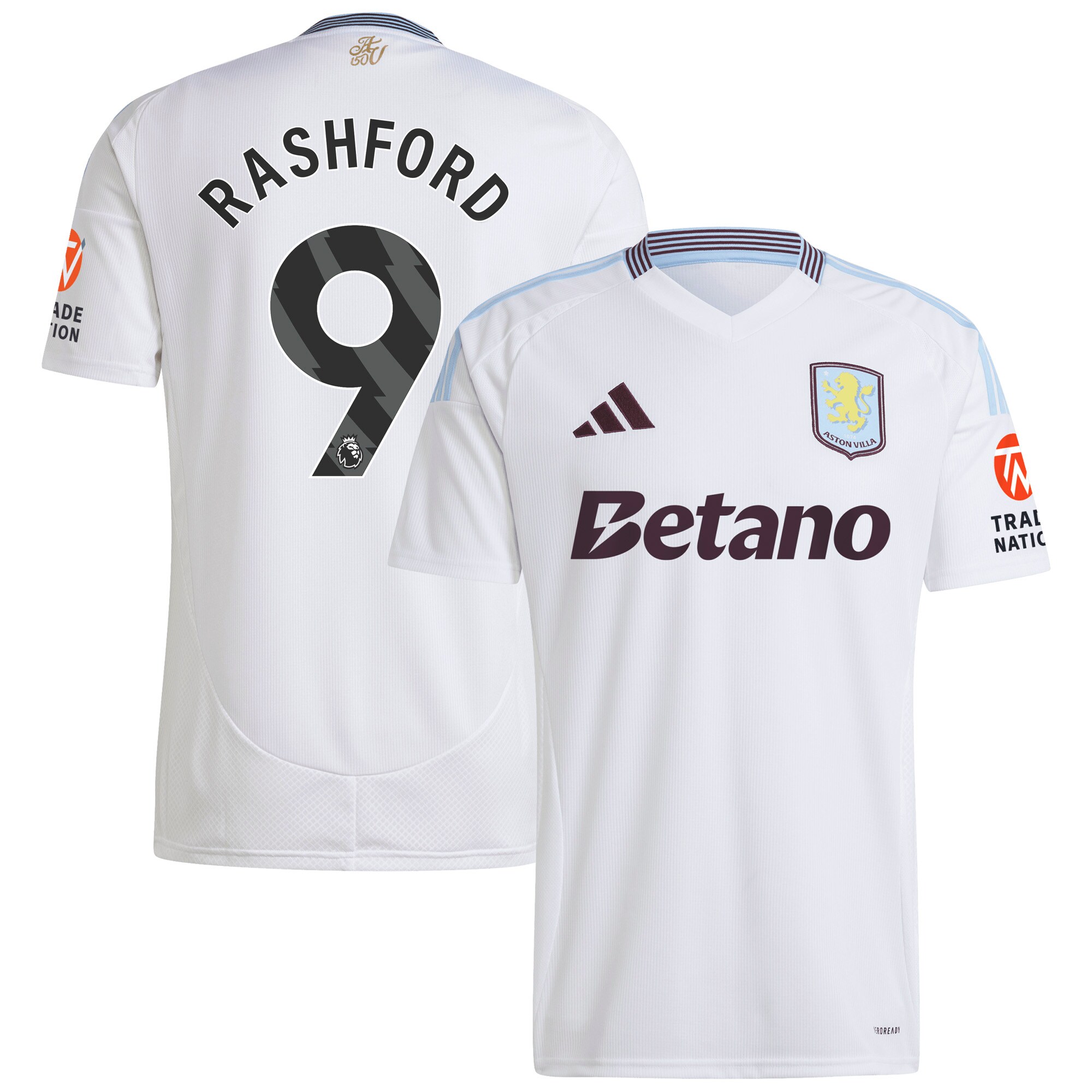 aston villa adidas away shirt 2024-25 with rashford 9 printing Collection | Aston Villa Shop Official Jerseys