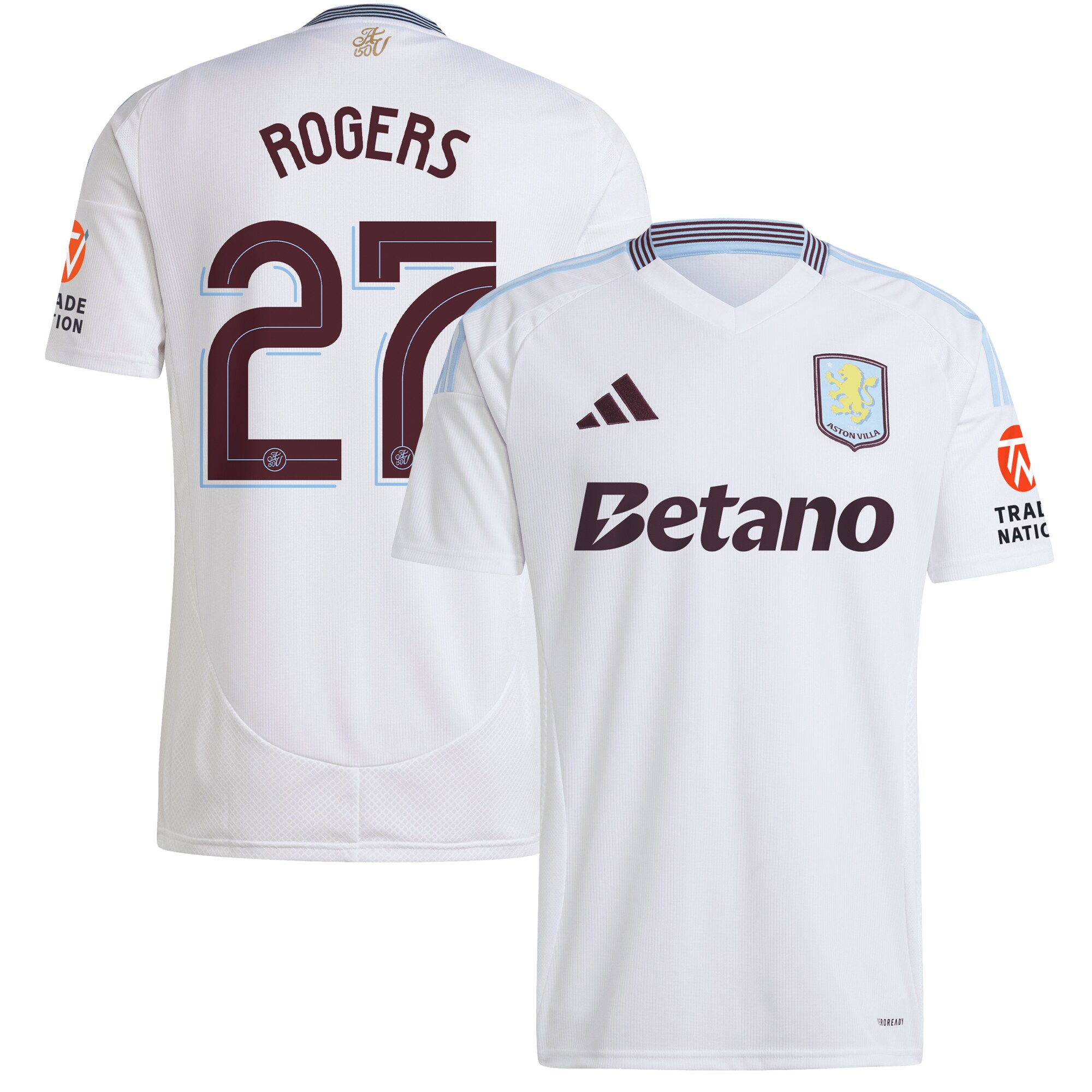 aston villa adidas away shirt 2024-25 with rogers 27 cup printing Collection | Aston Villa Shop Official Jerseys