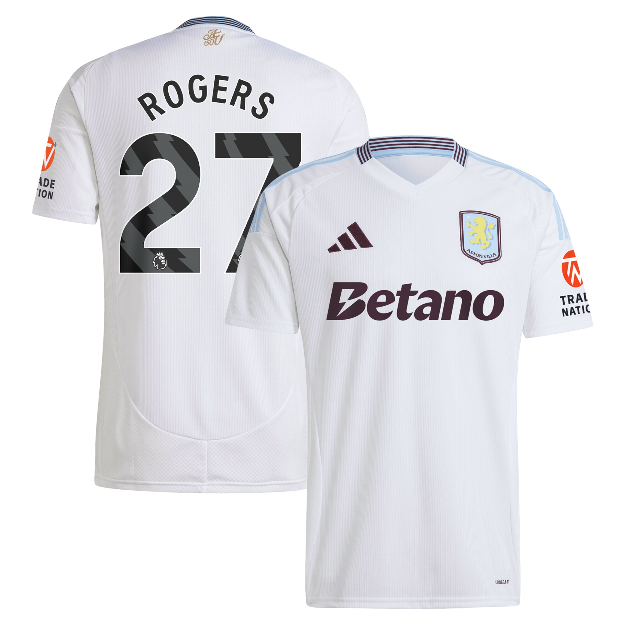 aston villa adidas away shirt 2024-25 with rogers 27 printing Collection | Aston Villa Shop Official Jerseys