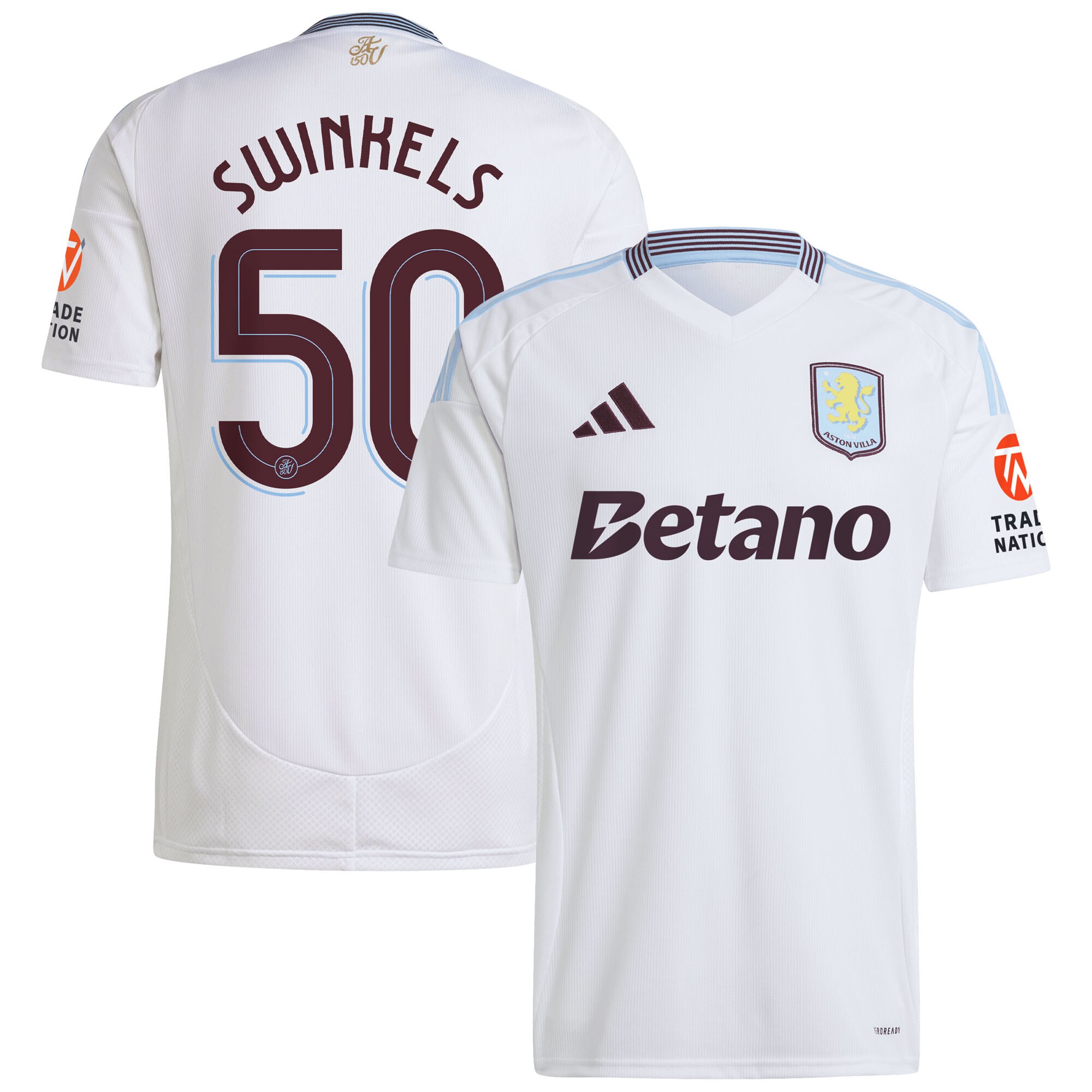 aston villa adidas away shirt 2024-25 with swinkels 50 cup printing Collection | Aston Villa Shop Official Jerseys