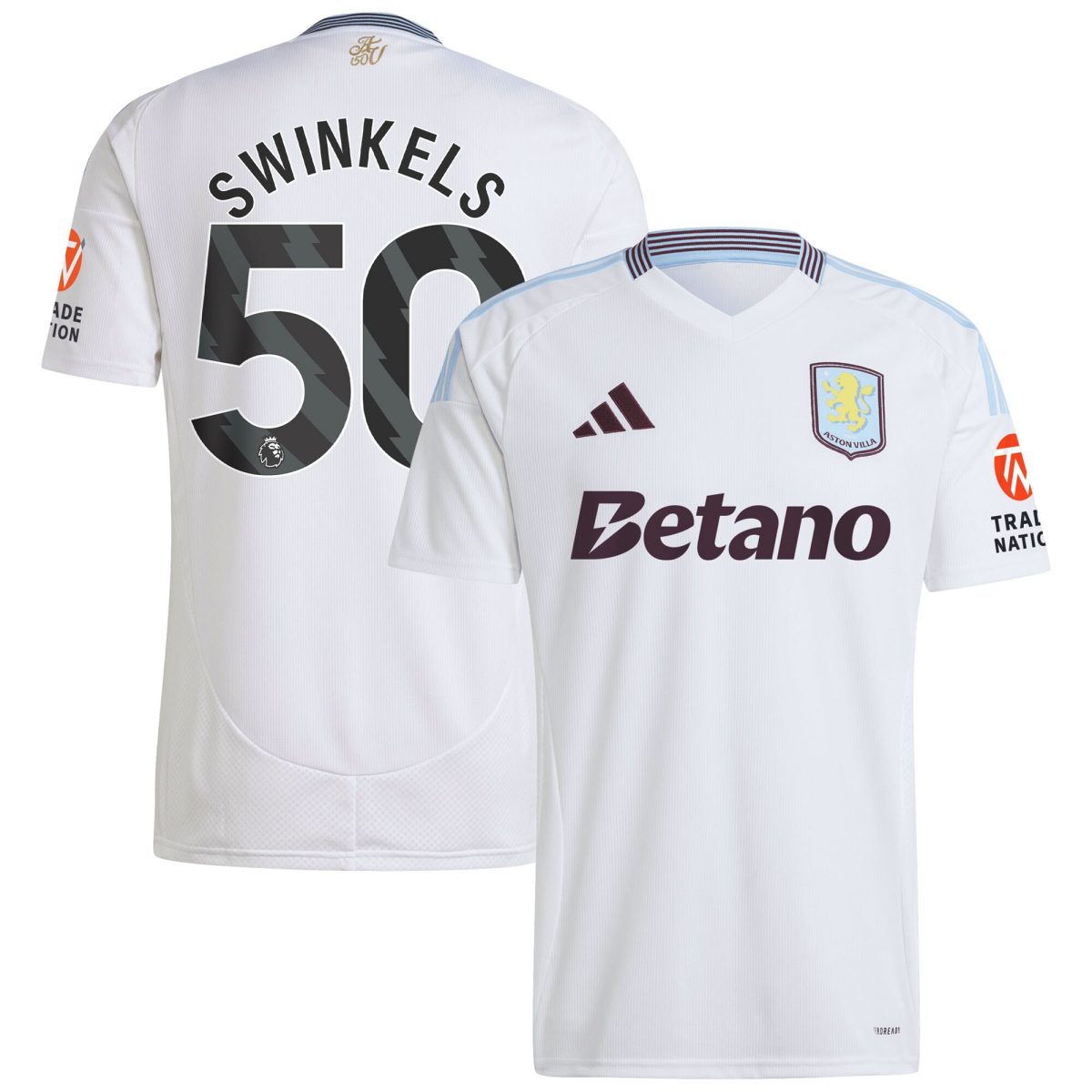 aston villa adidas away shirt 2024-25 with swinkels 50 printing Collection | Aston Villa Shop Official Jerseys