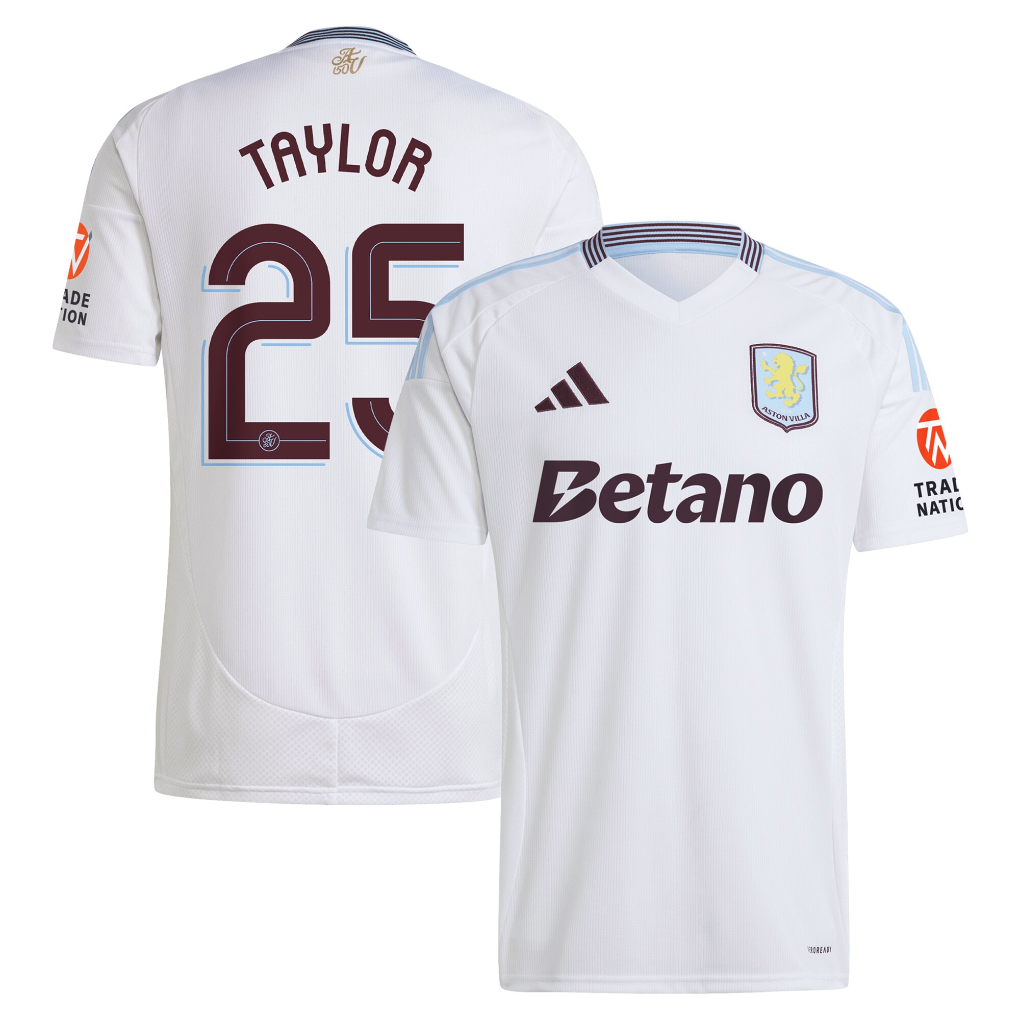 aston villa adidas away shirt 2024-25 with taylor 25 cup printing Collection | Aston Villa Shop Official Jerseys