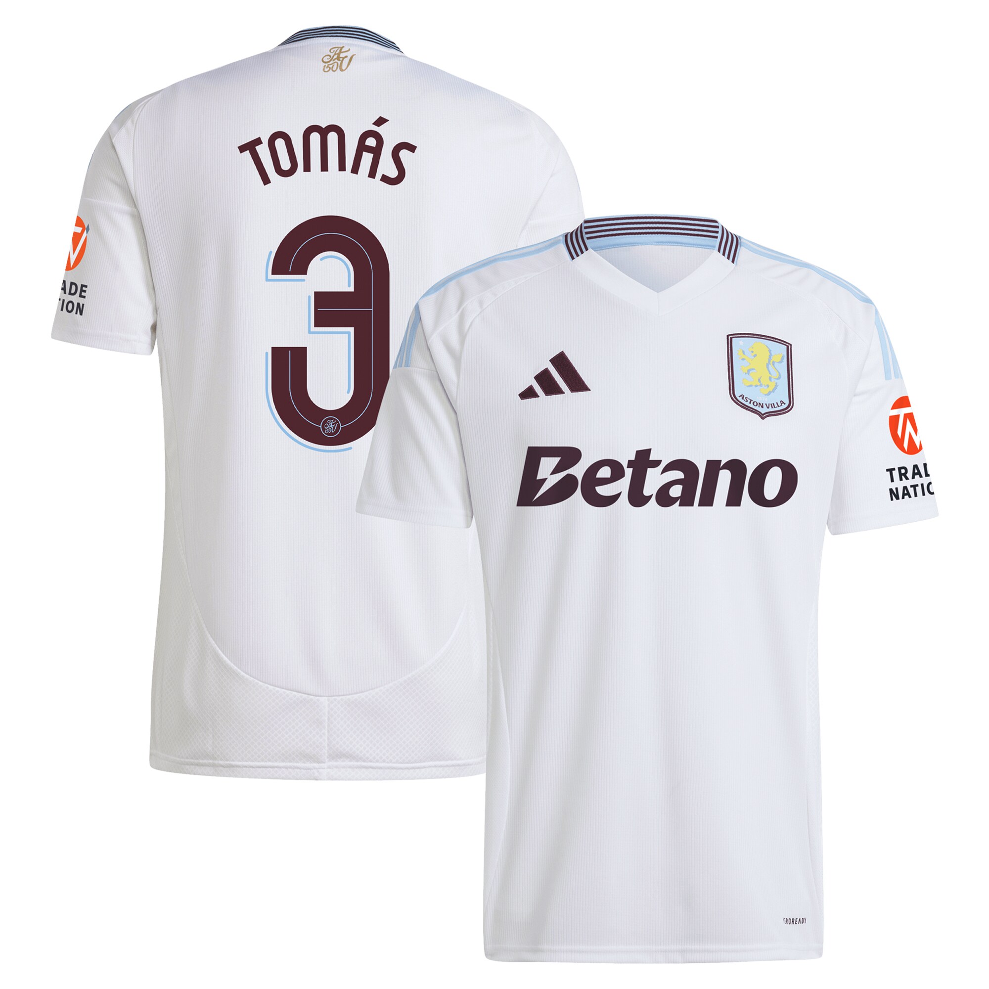 aston villa adidas away shirt 2024-25 with tomás 3 cup printing Collection | Aston Villa Shop Official Jerseys