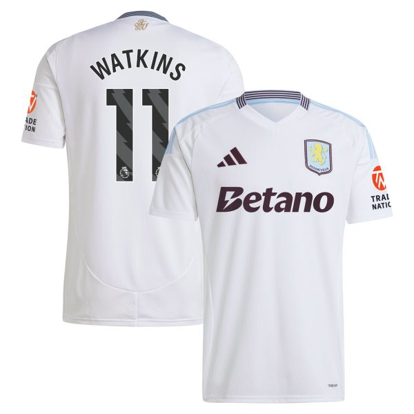 aston villa adidas away shirt 2024-25 with watkins 11 printing Collection | Aston Villa Shop Official Jerseys