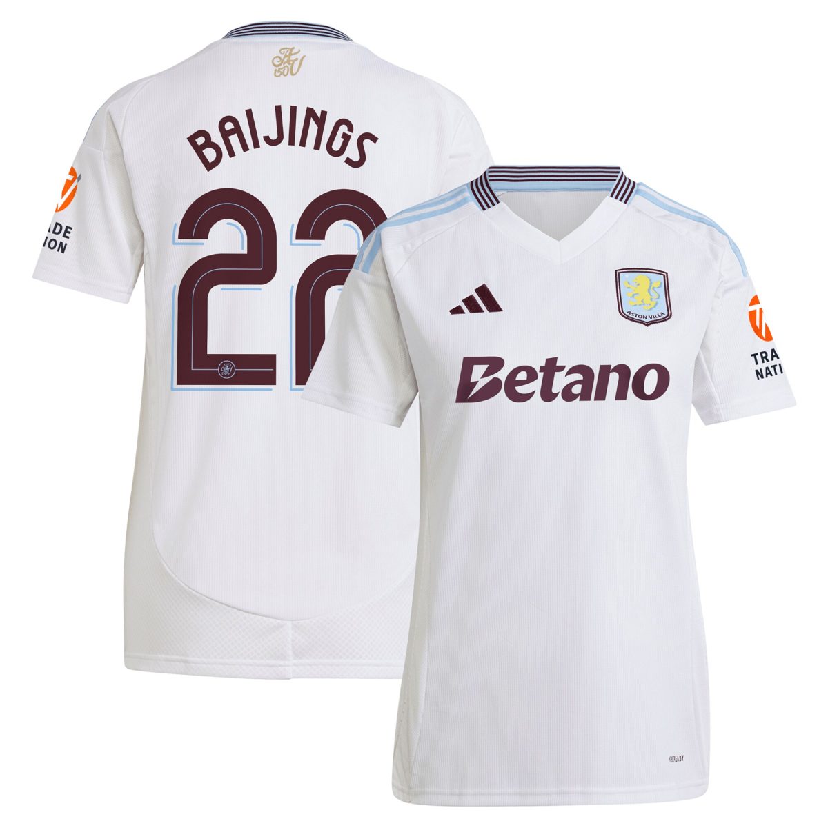aston villa adidas away shirt 2024-25 – womens with baijings 22 cup printing Collection | Aston Villa Shop Official Jerseys