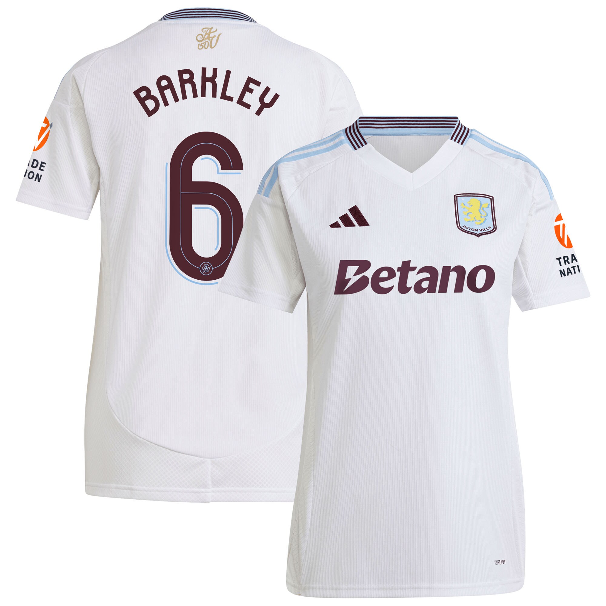 aston villa adidas away shirt 2024-25 – womens with barkley 6 cup printing Collection | Aston Villa Shop Official Jerseys