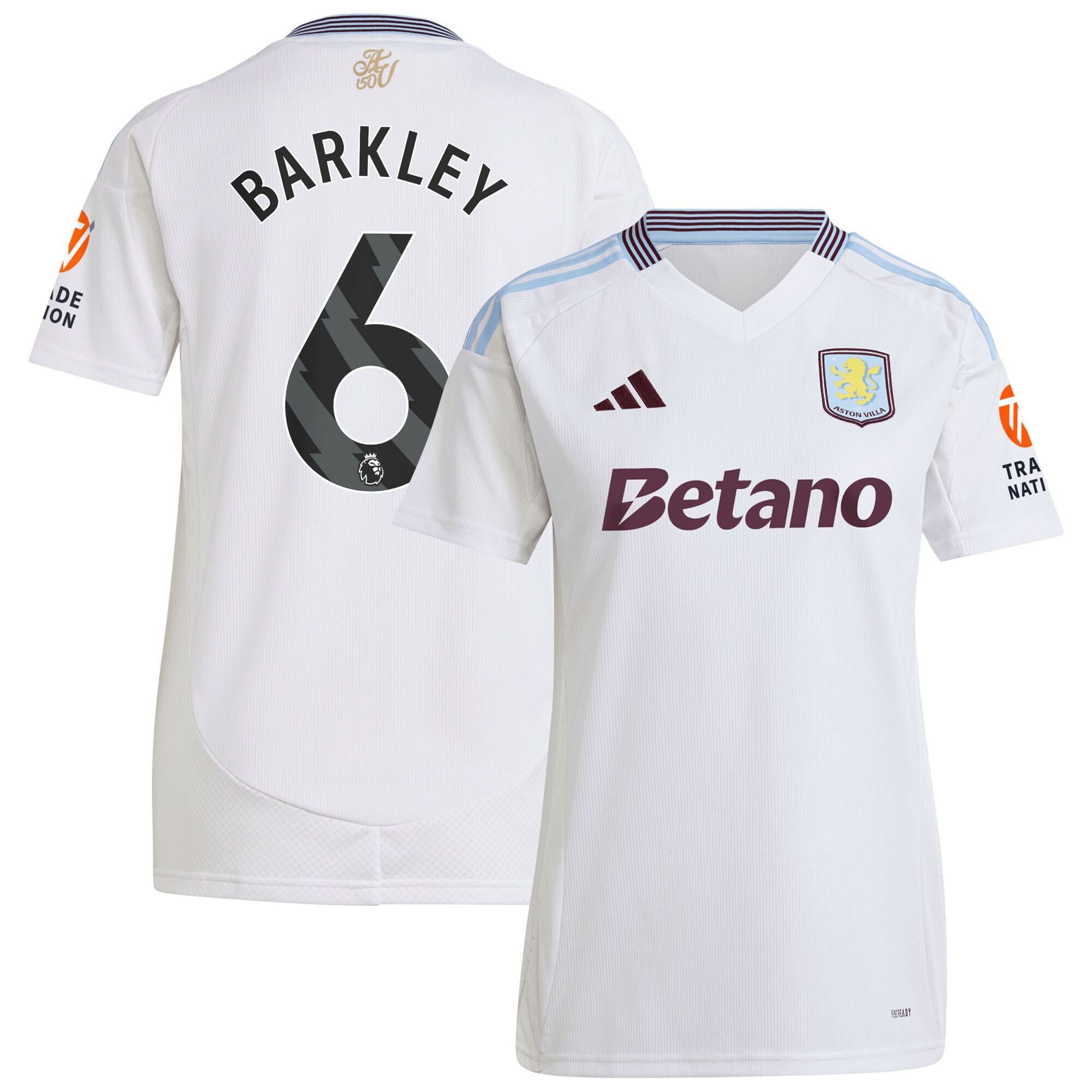aston villa adidas away shirt 2024-25 – womens with barkley 6 printing Collection | Aston Villa Shop Official Jerseys