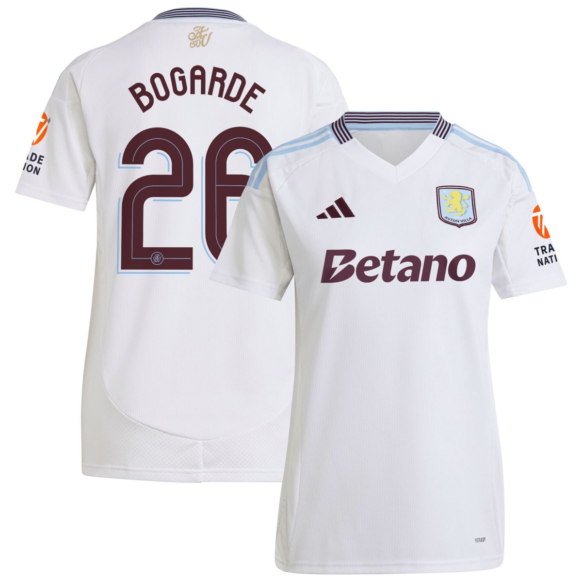 aston villa adidas away shirt 2024-25 – womens with bogarde 26 cup printing Collection | Aston Villa Shop Official Jerseys