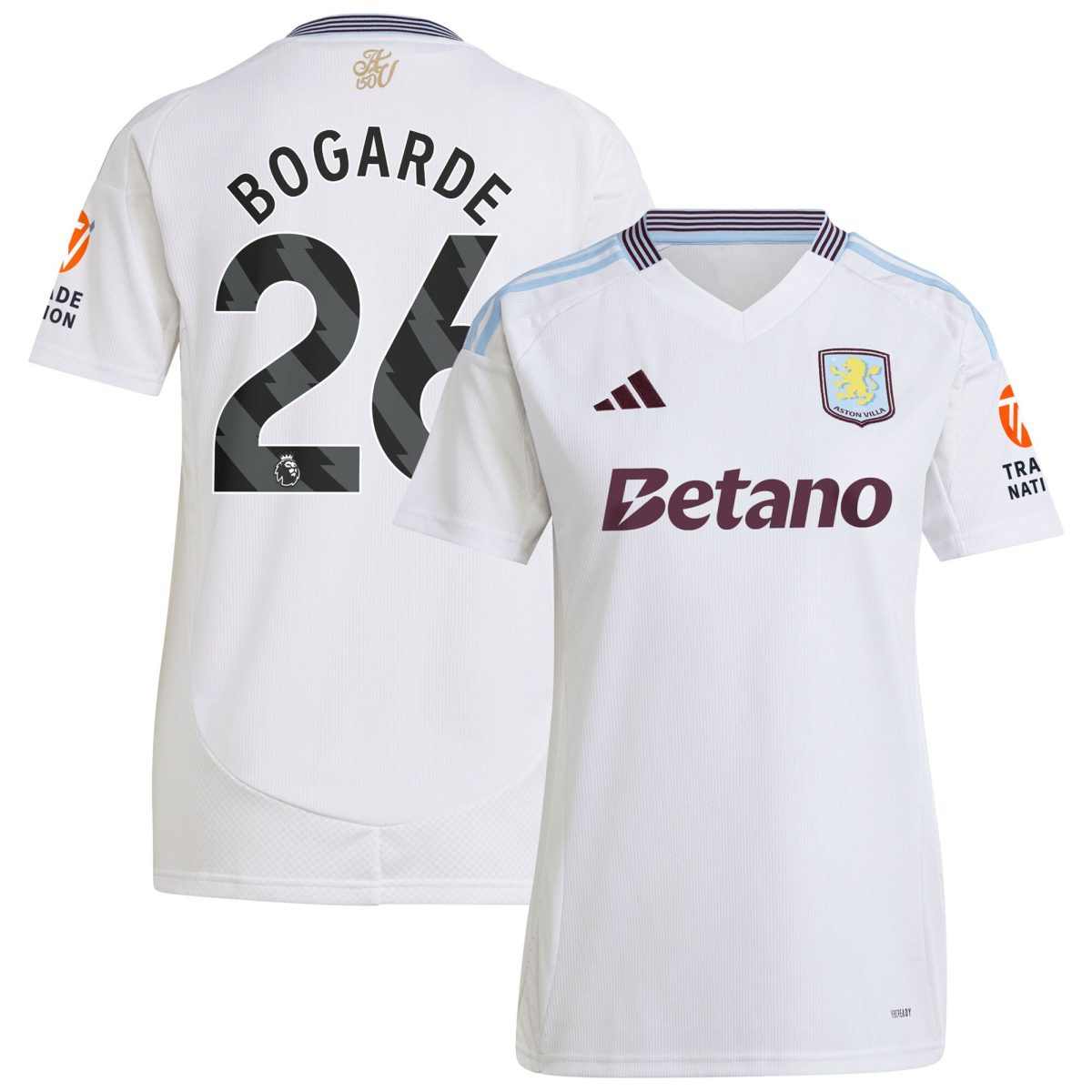 aston villa adidas away shirt 2024-25 – womens with bogarde 26 printing Collection | Aston Villa Shop Official Jerseys