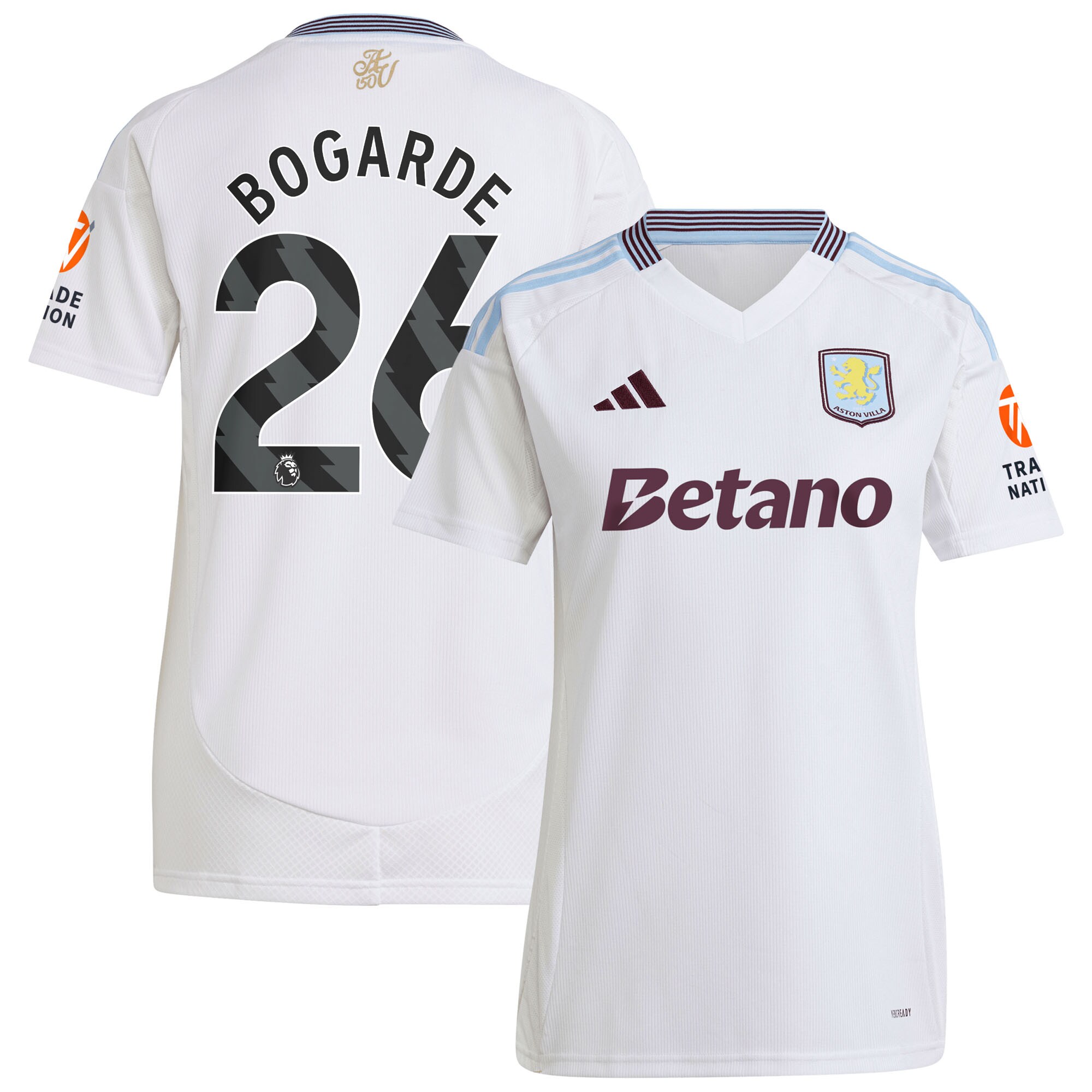 aston villa adidas away shirt 2024-25 – womens with bogarde 26 printing Collection | Aston Villa Shop Official Jerseys