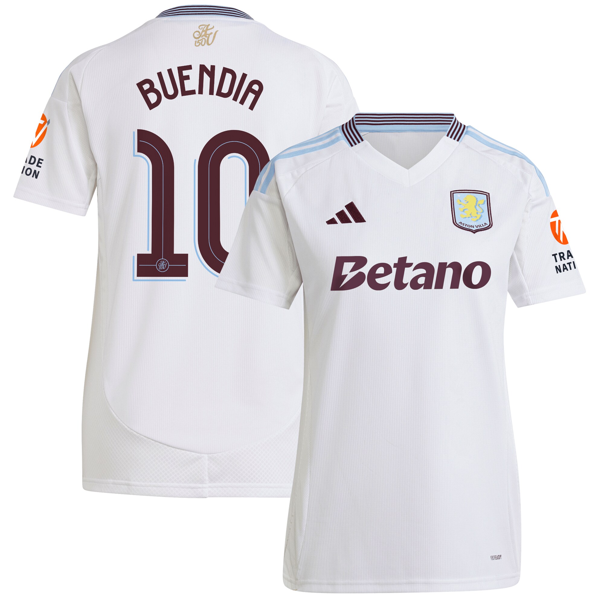 aston villa adidas away shirt 2024-25 – womens with buendia 10 cup printing Collection | Aston Villa Shop Official Jerseys