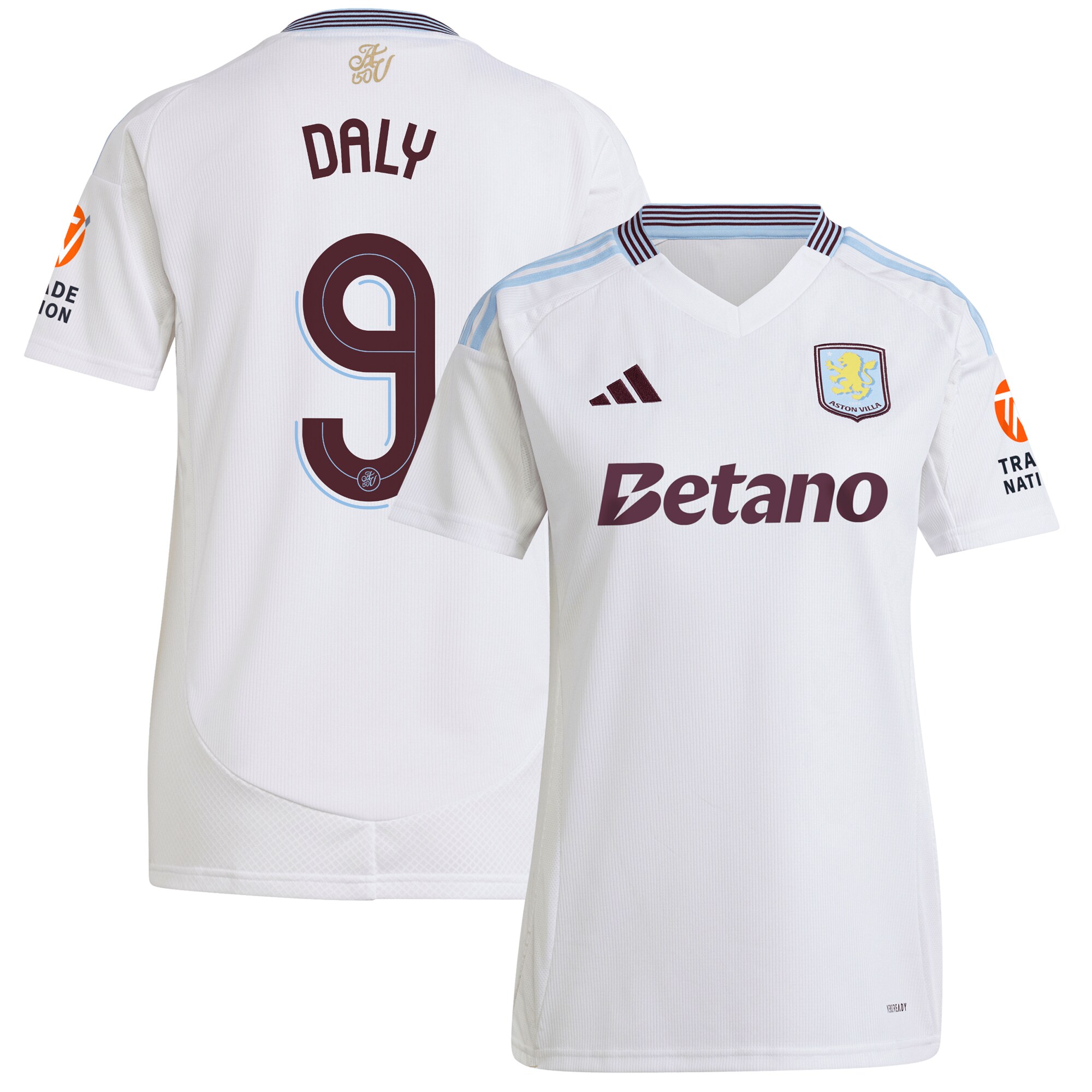 aston villa adidas away shirt 2024-25 – womens with daly 9 cup printing Collection | Aston Villa Shop Official Jerseys