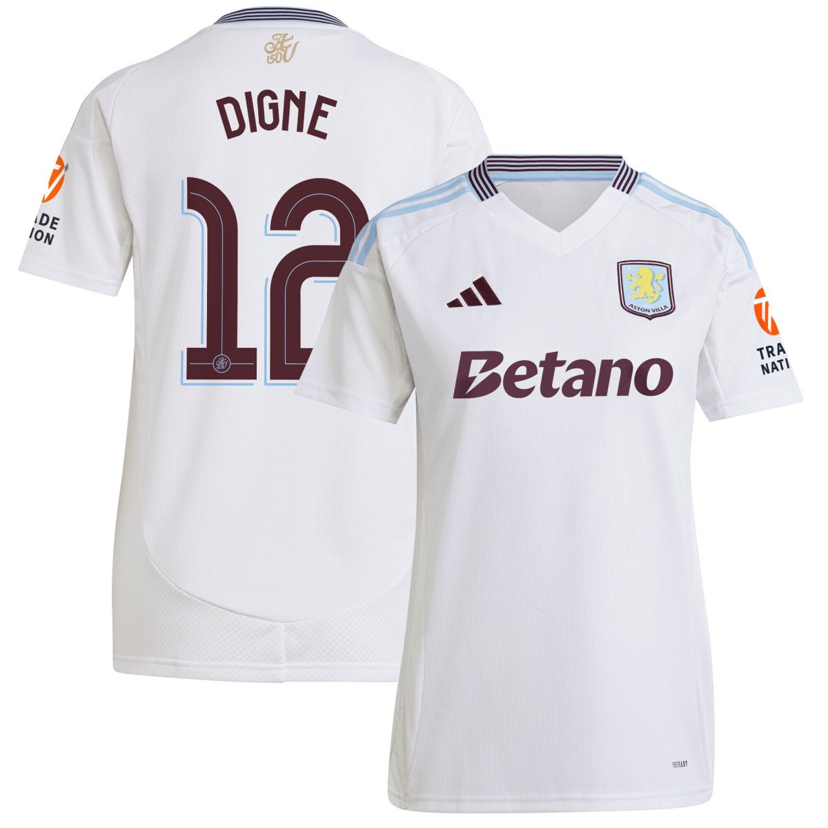 aston villa adidas away shirt 2024-25 – womens with digne 12 cup printing Collection | Aston Villa Shop Official Jerseys