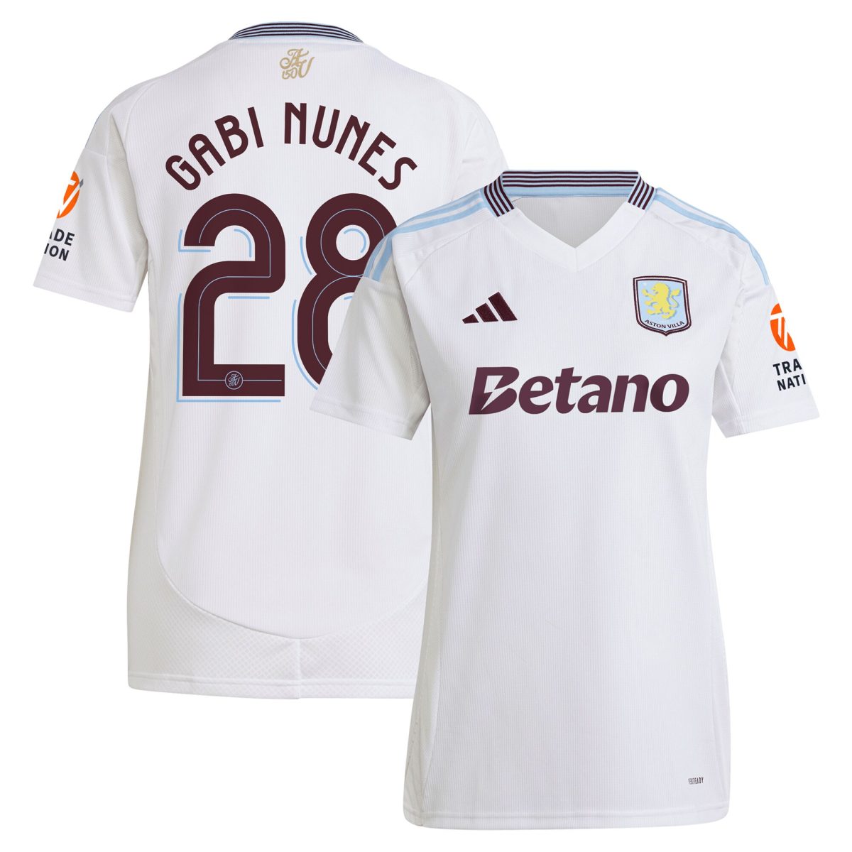 aston villa adidas away shirt 2024-25 – womens with gabi nunes 28 cup printing Collection | Aston Villa Shop Official Jerseys