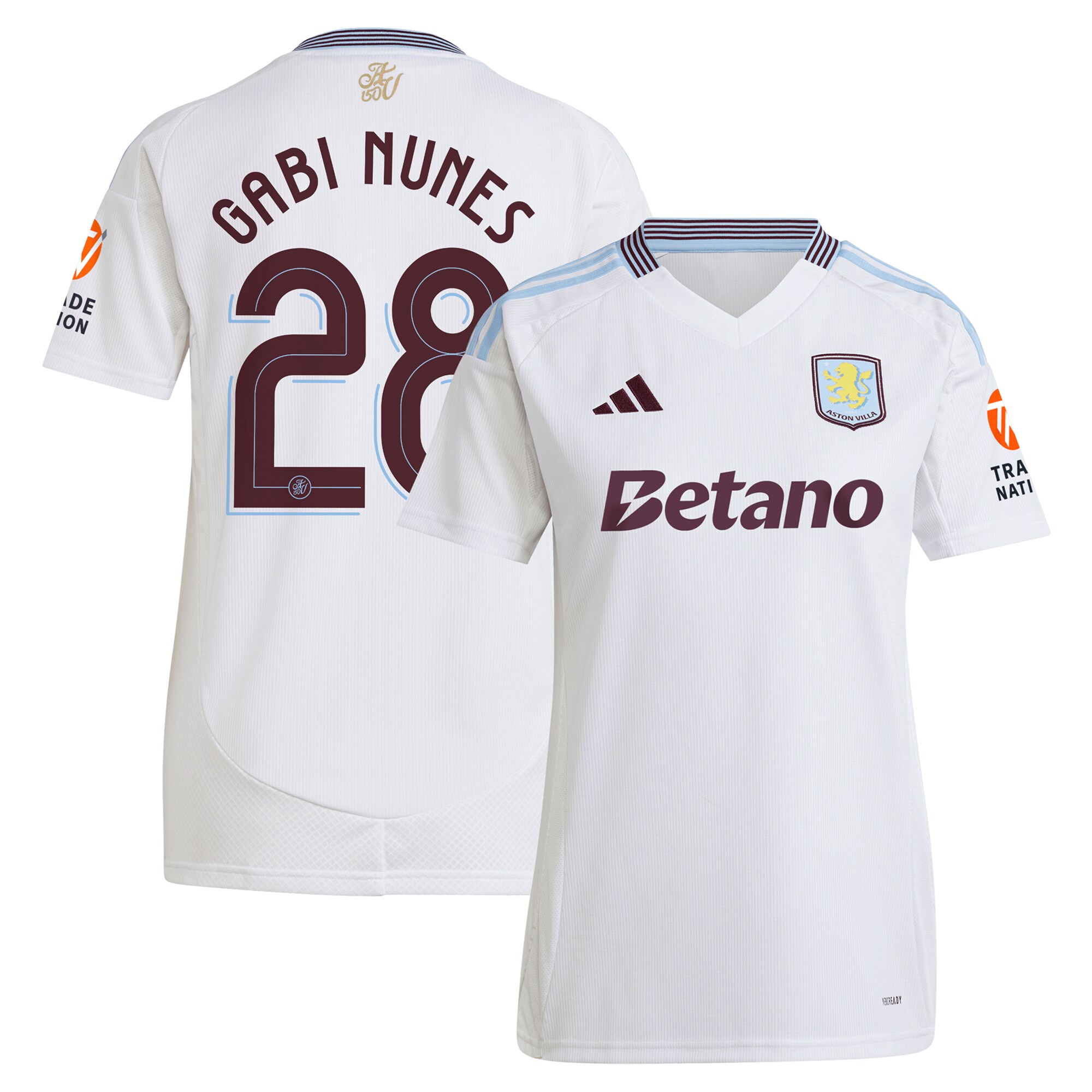 aston villa adidas away shirt 2024-25 – womens with gabi nunes 28 cup printing Collection | Aston Villa Shop Official Jerseys