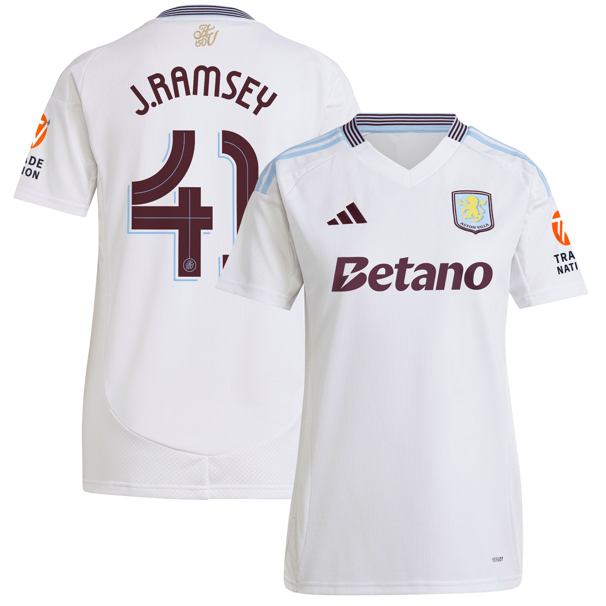aston villa adidas away shirt 2024-25 – womens with j. ramsey 41 cup printing Collection | Aston Villa Shop Official Jerseys