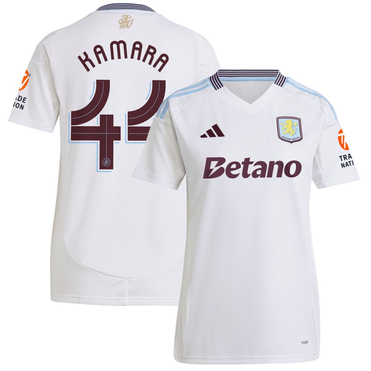 aston villa adidas away shirt 2024-25 – womens with kamara 44 cup printing Collection | Aston Villa Shop Official Jerseys
