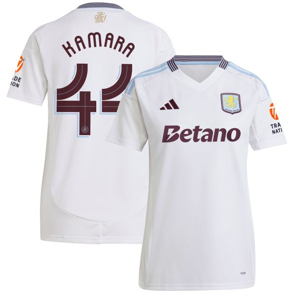 aston villa adidas away shirt 2024-25 – womens with kamara 44 cup printing Collection | Aston Villa Shop Official Jerseys