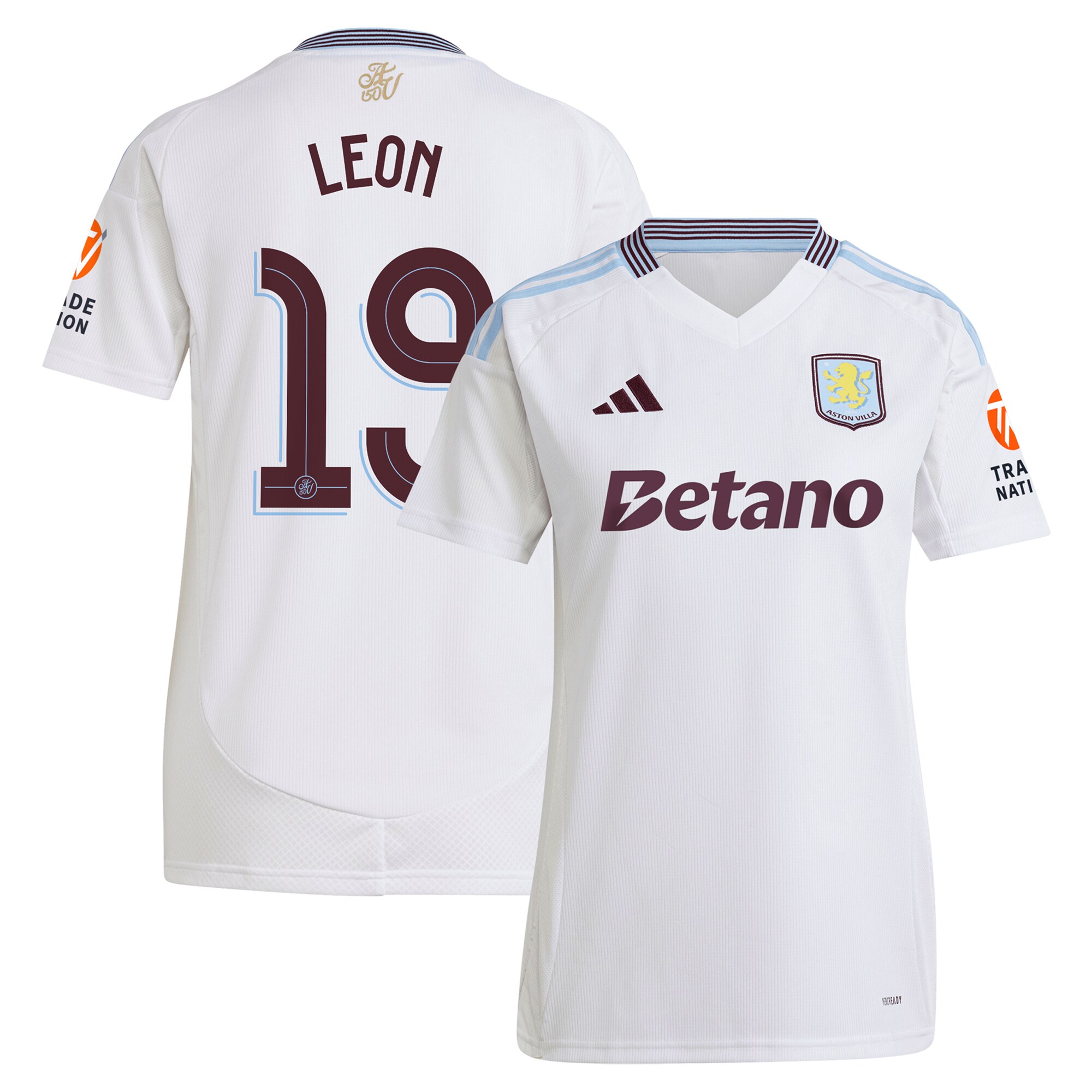 aston villa adidas away shirt 2024-25 – womens with leon 19 cup printing Collection | Aston Villa Shop Official Jerseys