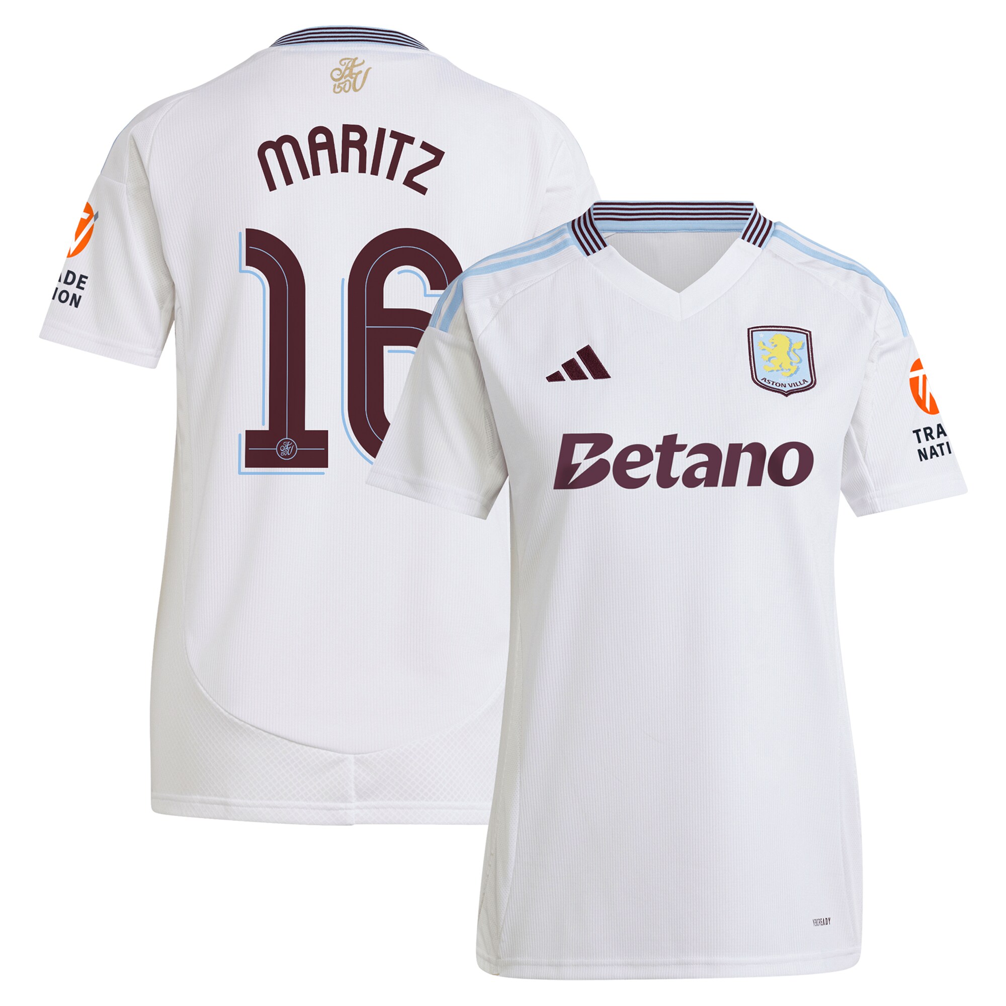 aston villa adidas away shirt 2024-25 – womens with maritz 16 cup printing Collection | Aston Villa Shop Official Jerseys