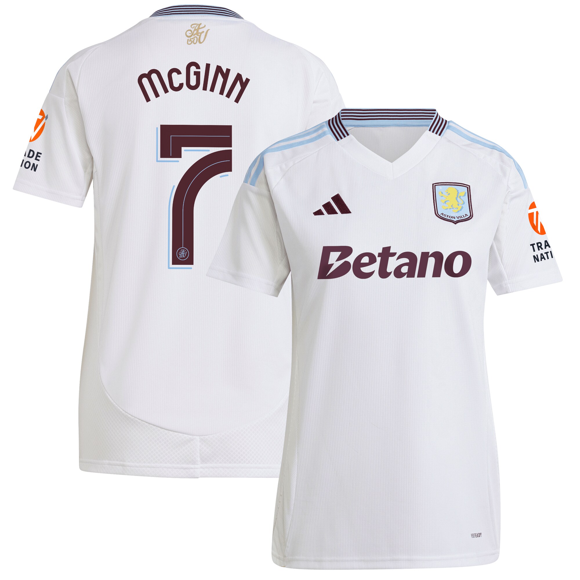 aston villa adidas away shirt 2024-25 – womens with mcginn 7 cup printing Collection | Aston Villa Shop Official Jerseys