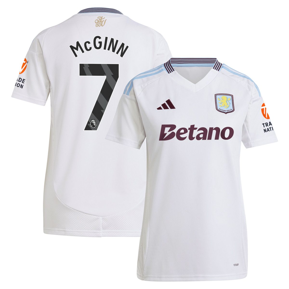 aston villa adidas away shirt 2024-25 – womens with mcginn 7 printing Collection | Aston Villa Shop Official Jerseys