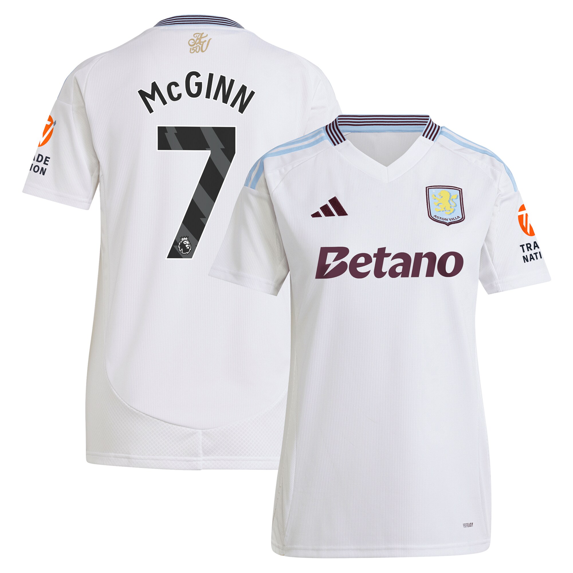 aston villa adidas away shirt 2024-25 – womens with mcginn 7 printing Collection | Aston Villa Shop Official Jerseys