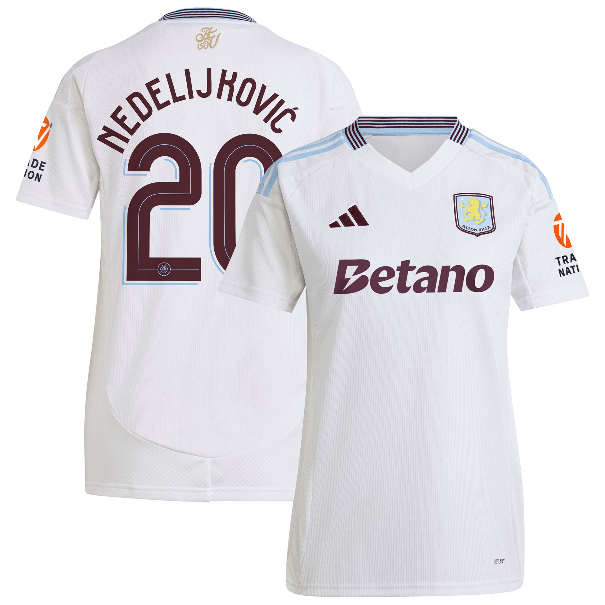 aston villa adidas away shirt 2024-25 – womens with nedeljković 20 cup printing Collection | Aston Villa Shop Official Jerseys