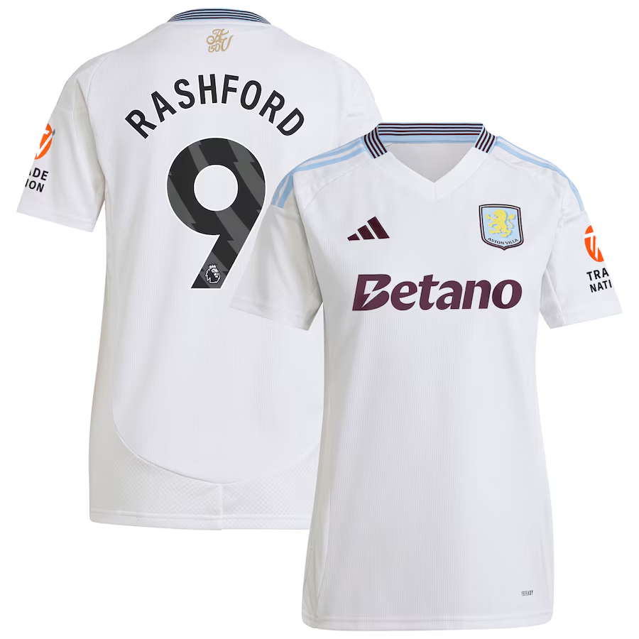 aston villa adidas away shirt 2024-25 – womens with rashford 9 printing Collection | Aston Villa Shop Official Jerseys