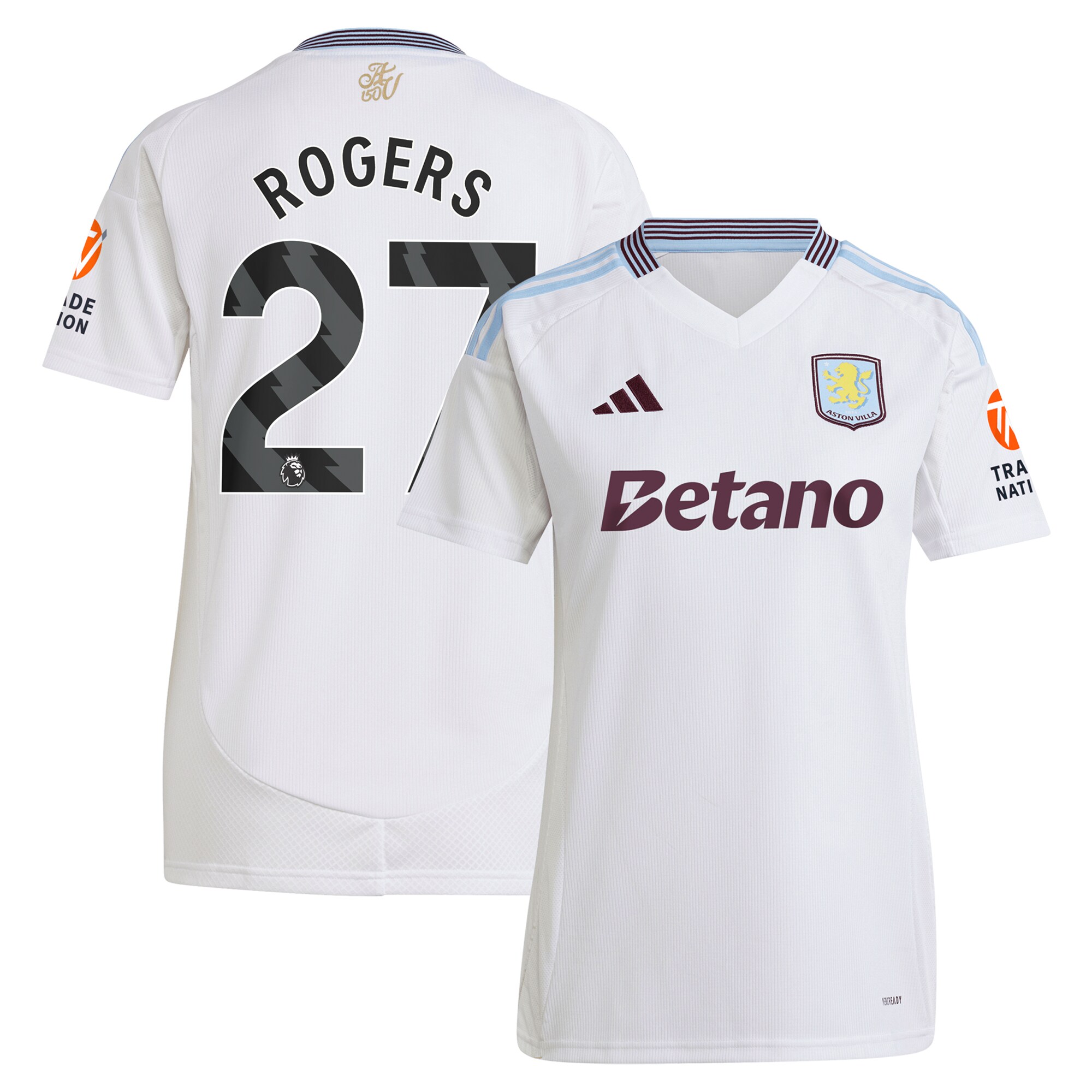 aston villa adidas away shirt 2024-25 – womens with rogers 27 printing Collection | Aston Villa Shop Official Jerseys