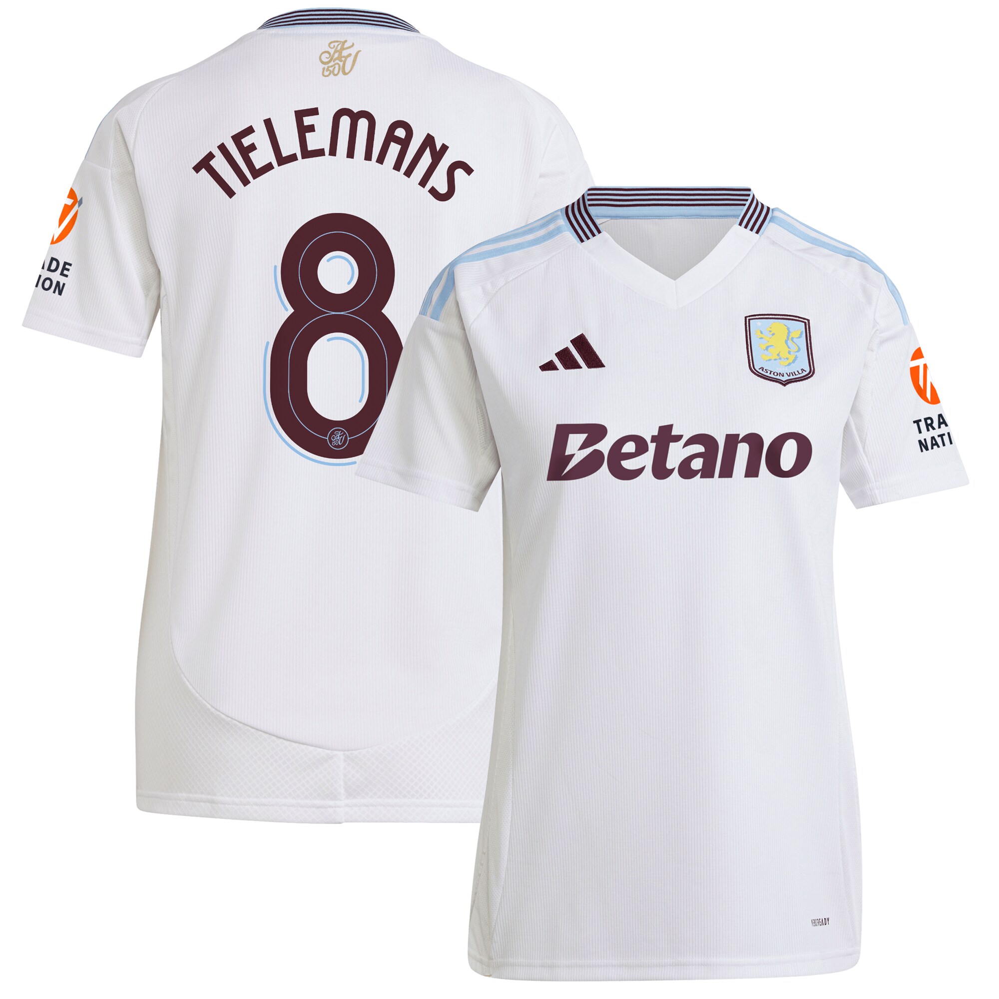aston villa adidas away shirt 2024-25 – womens with tielemans 8 cup printing Collection | Aston Villa Shop Official Jerseys