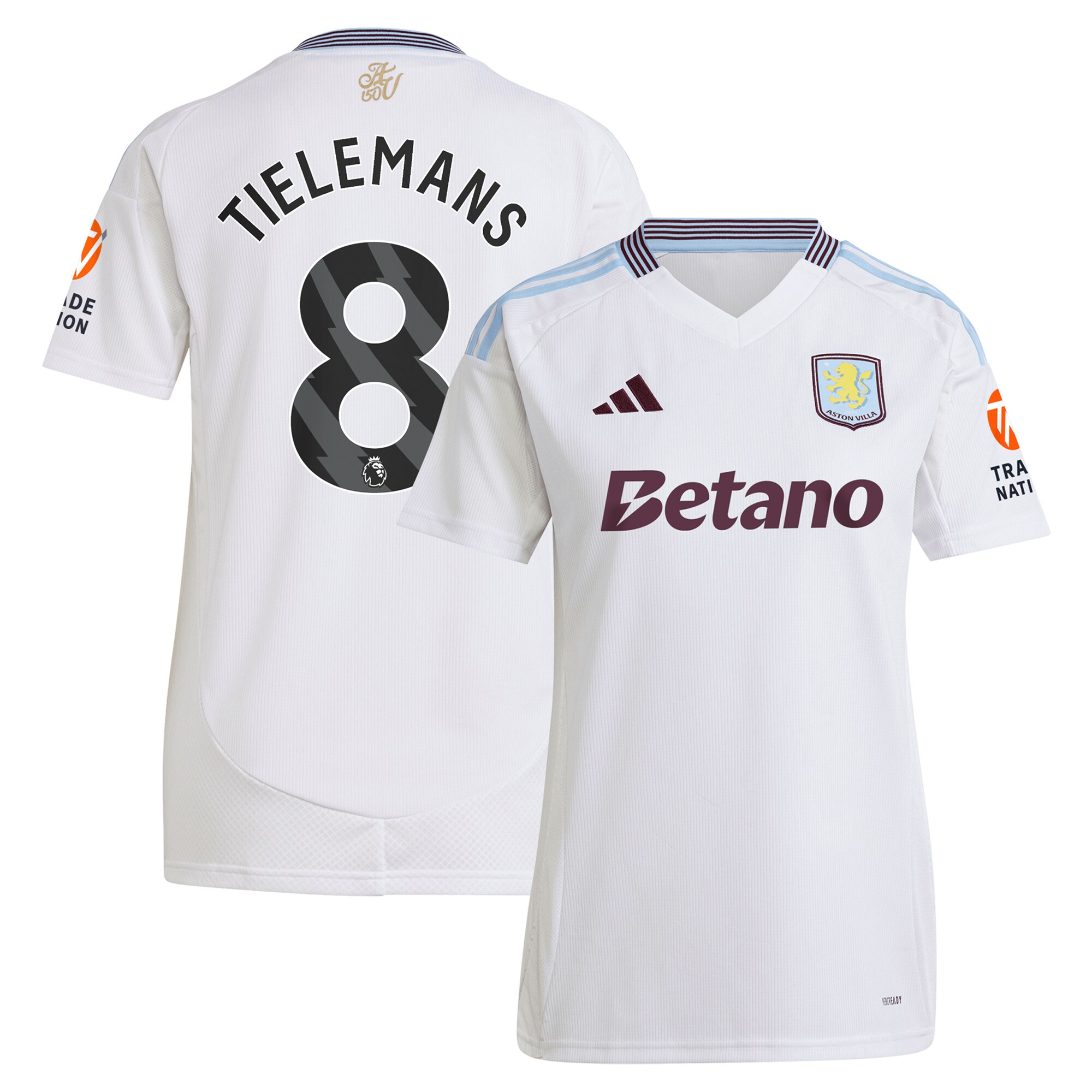aston villa adidas away shirt 2024-25 – womens with tielemans 8 printing Collection | Aston Villa Shop Official Jerseys