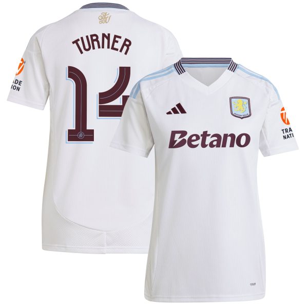 aston villa adidas away shirt 2024-25 – womens with turner 14 cup printing Collection | Aston Villa Shop Official Jerseys