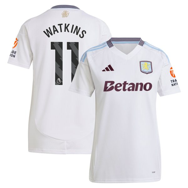 aston villa adidas away shirt 2024-25 – womens with watkins 11 printing Collection | Aston Villa Shop Official Jerseys