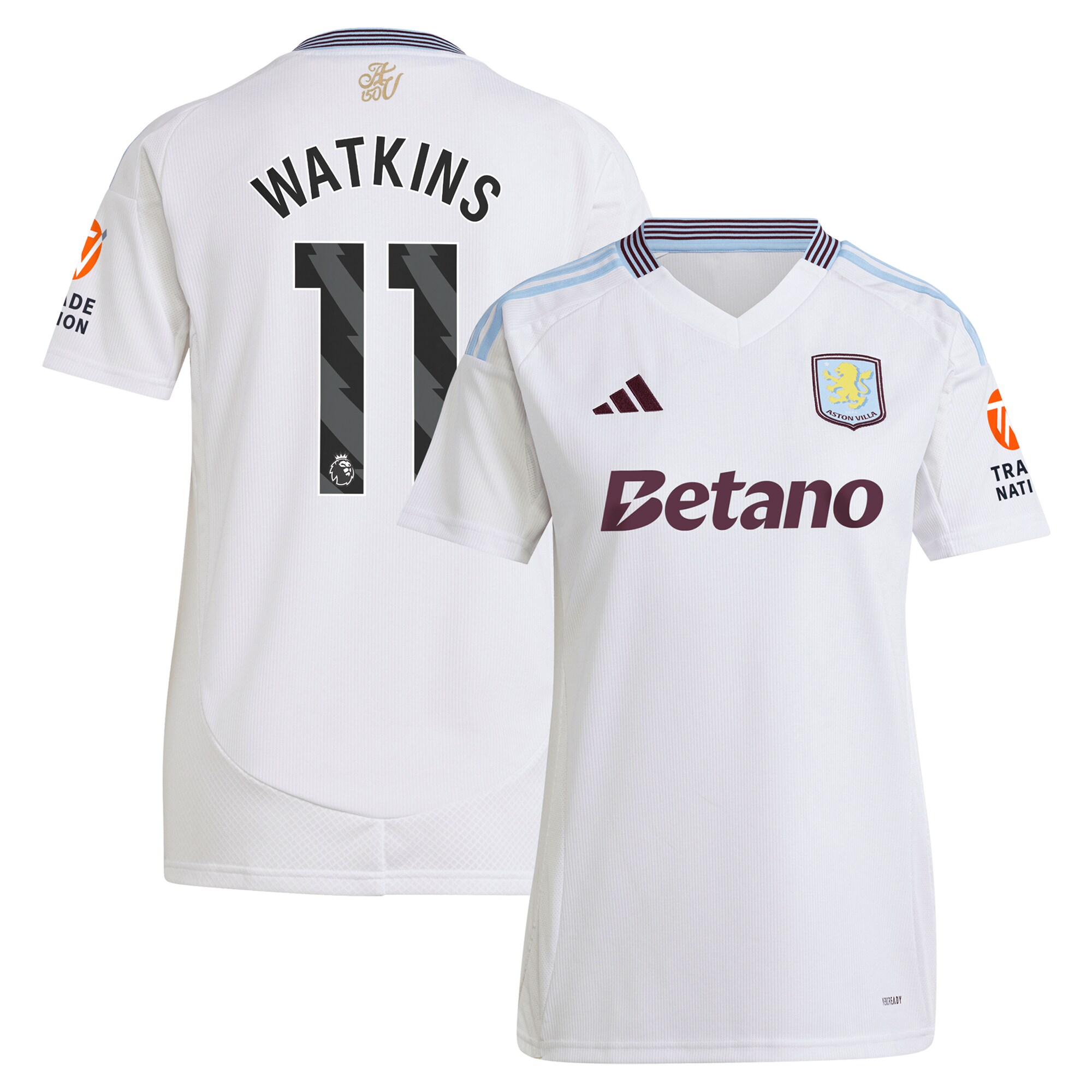 aston villa adidas away shirt 2024-25 – womens with watkins 11 printing Collection | Aston Villa Shop Official Jerseys