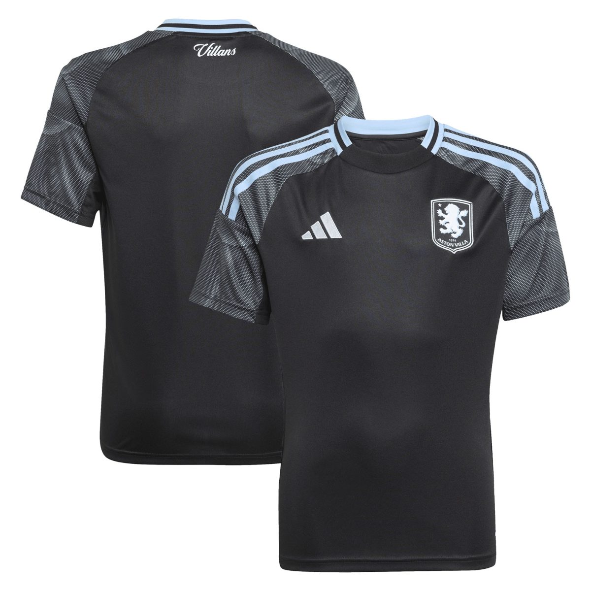 aston villa adidas away shirt 2025-26 – kids with custom printing Collection | Aston Villa Shop Official Jerseys