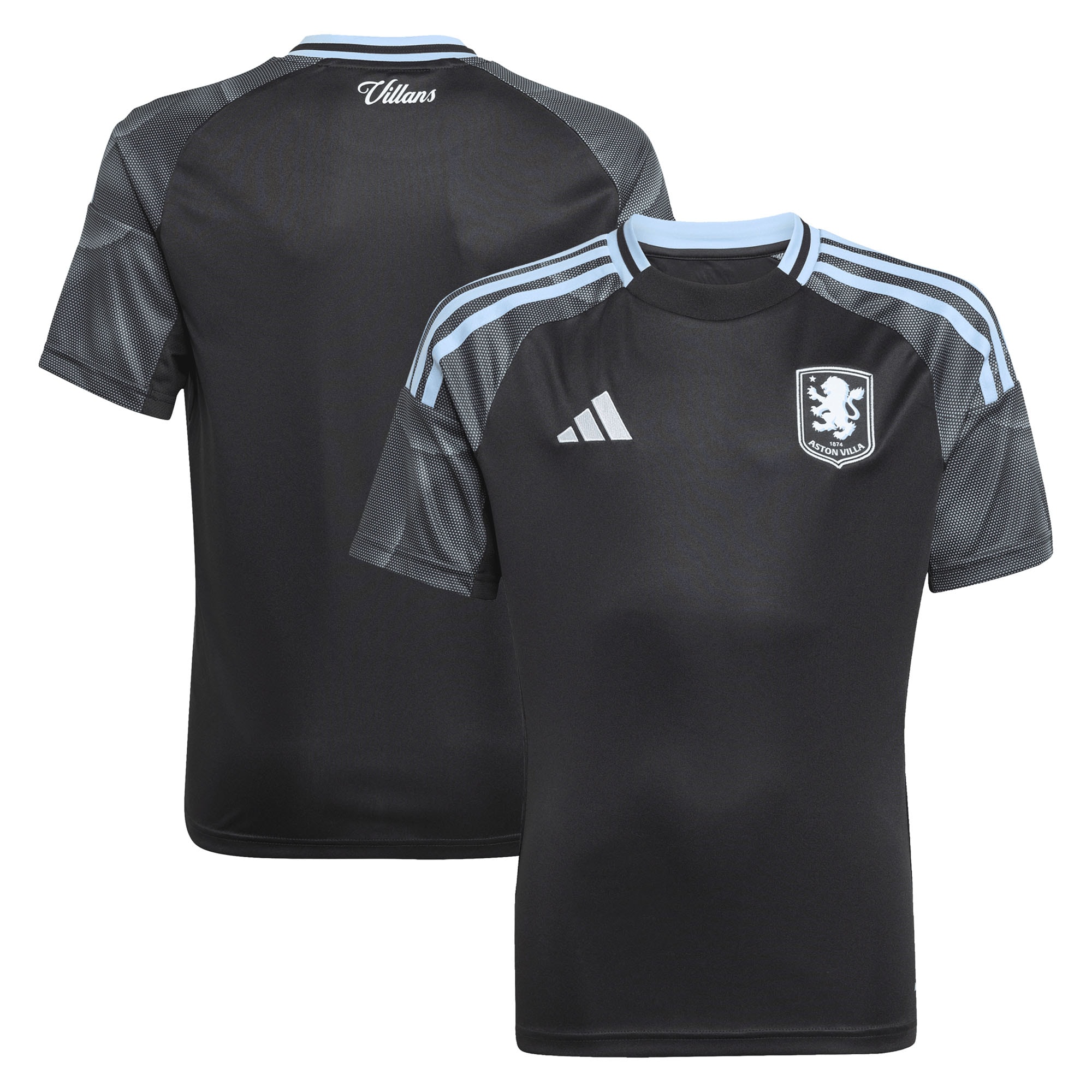 aston villa adidas away shirt 2025-26 – kids with custom printing Collection | Aston Villa Shop Official Jerseys