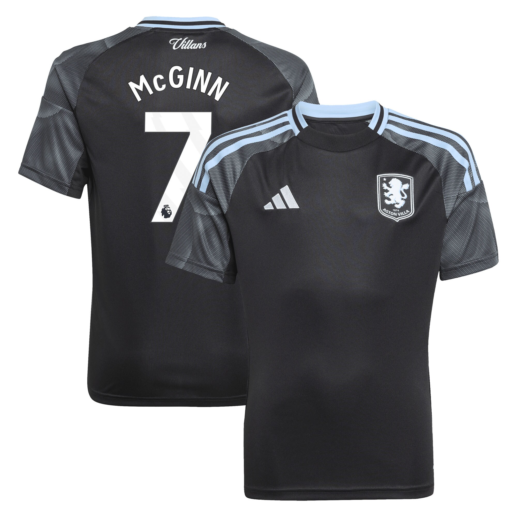 aston villa adidas away shirt 2025-26 – kids with mcginn 7 printing Collection | Aston Villa Shop Official Jerseys