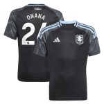 aston villa adidas away shirt 2025-26 – kids with onana 24 printing Collection | Aston Villa Shop Official Jerseys
