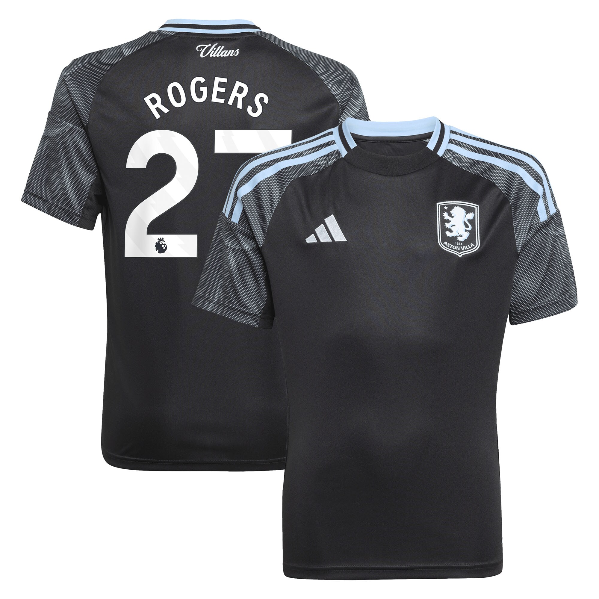 aston villa adidas away shirt 2025-26 – kids with rogers 27 printing Collection | Aston Villa Shop Official Jerseys