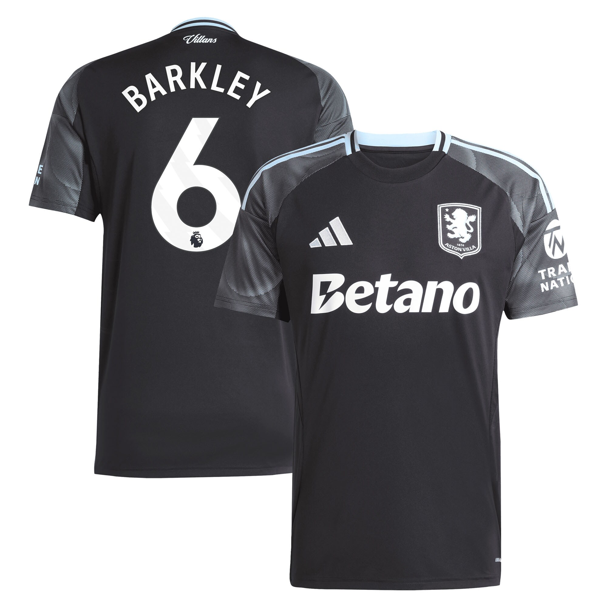 aston villa adidas away shirt 2025-26 with barkley 6 printing Collection | Aston Villa Shop Official Jerseys