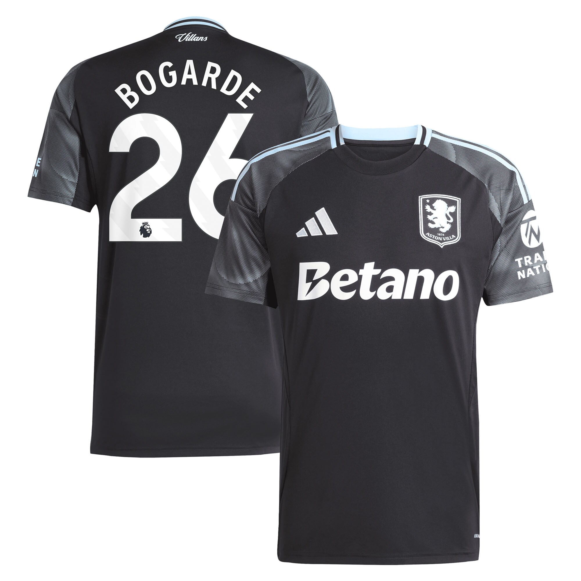 aston villa adidas away shirt 2025-26 with bogarde 26 printing Collection | Aston Villa Shop Official Jerseys