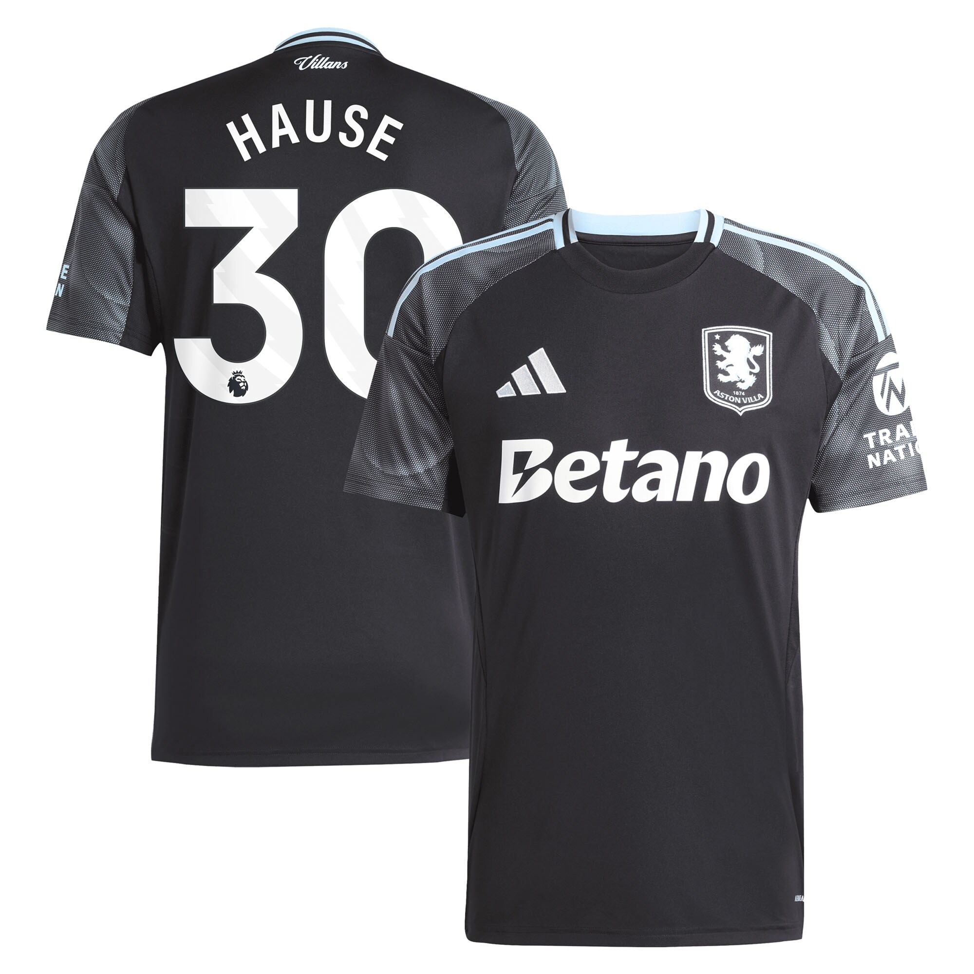 aston villa adidas away shirt 2025-26 with hause 30 printing Collection | Aston Villa Shop Official Jerseys