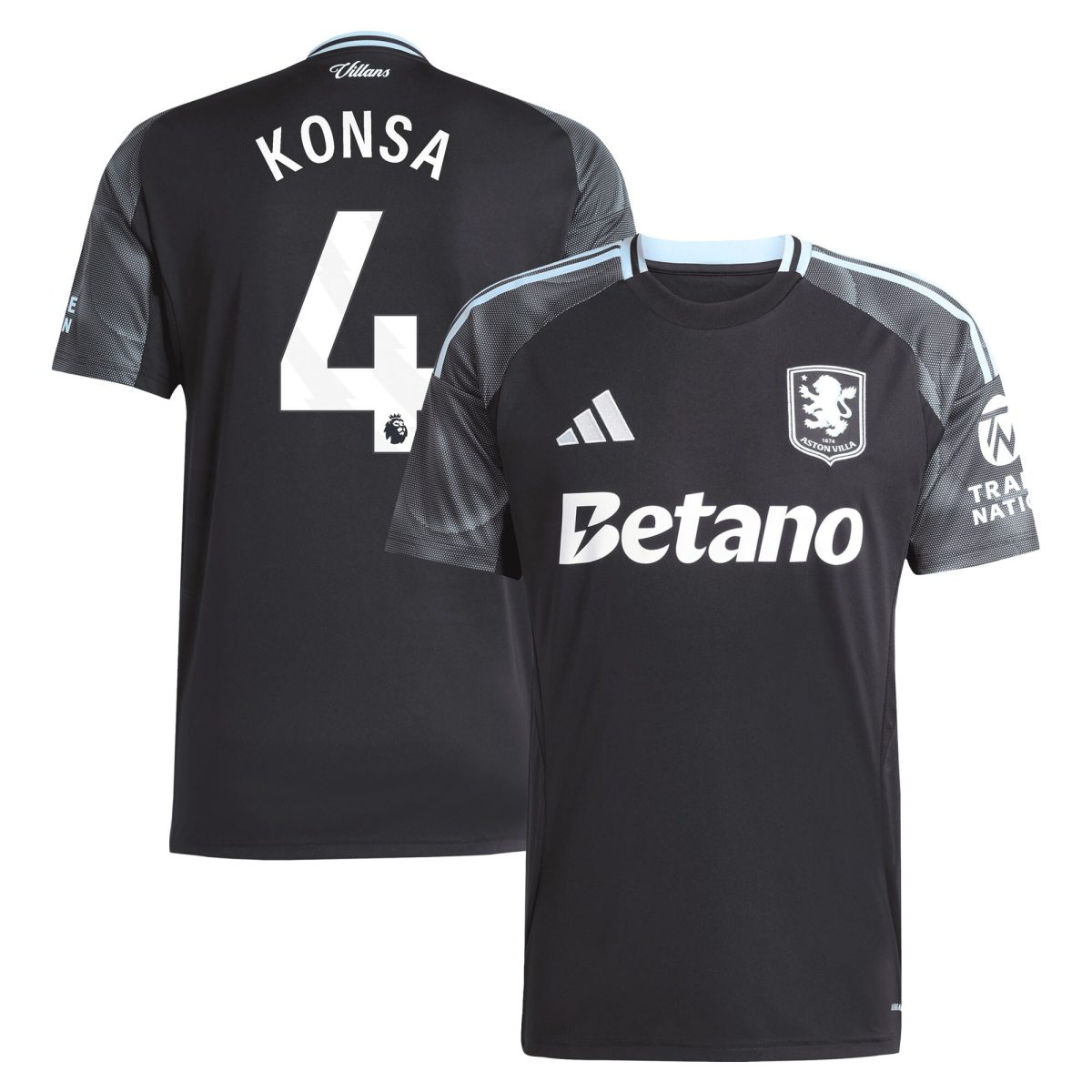 aston villa adidas away shirt 2025-26 with konsa 4 printing Collection | Aston Villa Shop Official Jerseys