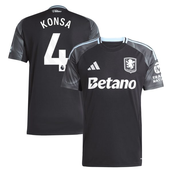 aston villa adidas away shirt 2025-26 with konsa 4 printing Collection | Aston Villa Shop Official Jerseys