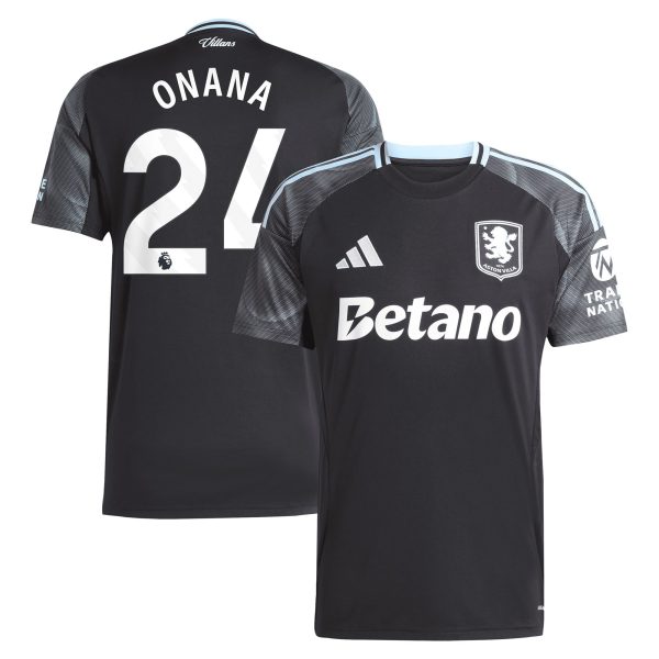aston villa adidas away shirt 2025-26 with onana 24 printing Collection | Aston Villa Shop Official Jerseys