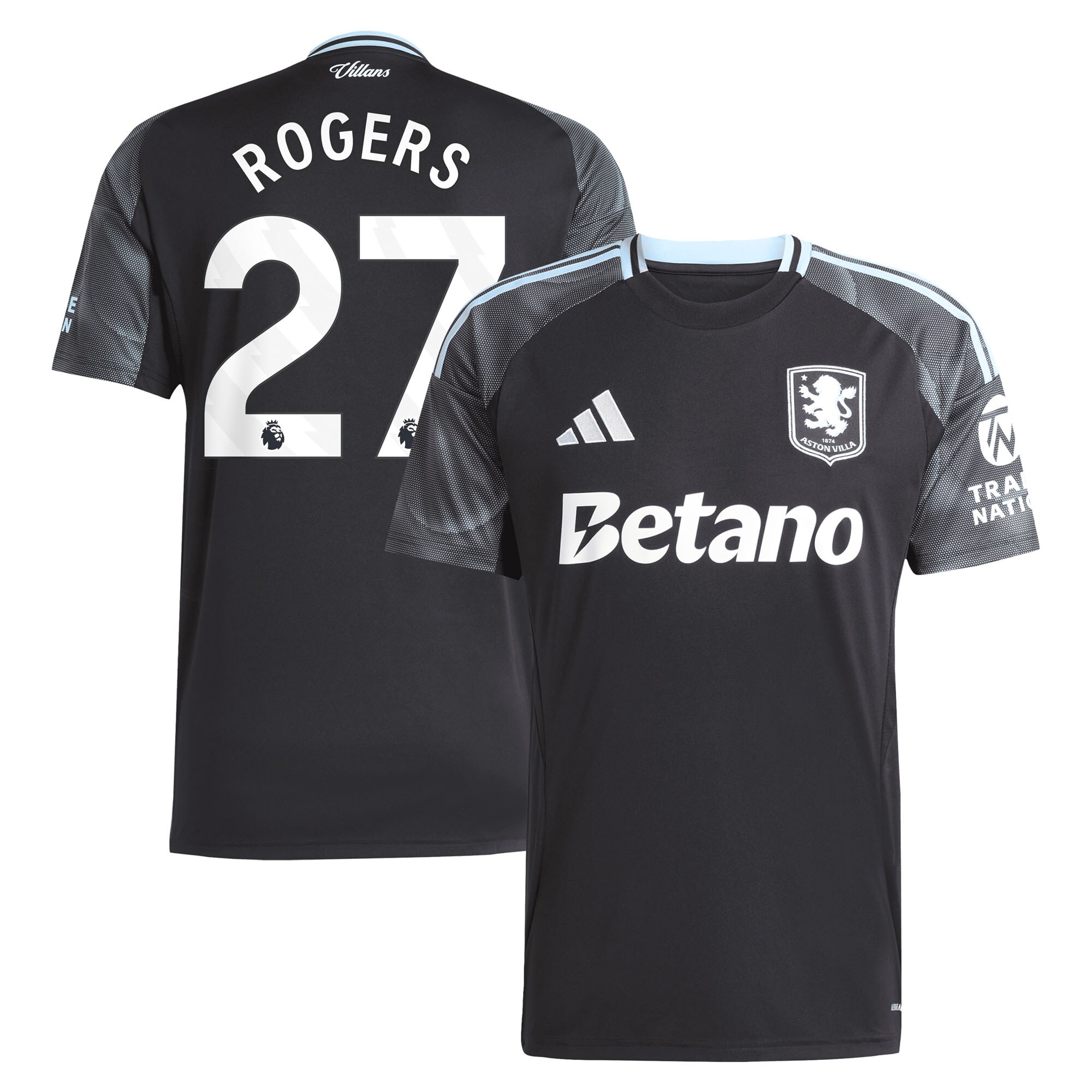 aston villa adidas away shirt 2025-26 with rogers 27 printing Collection | Aston Villa Shop Official Jerseys